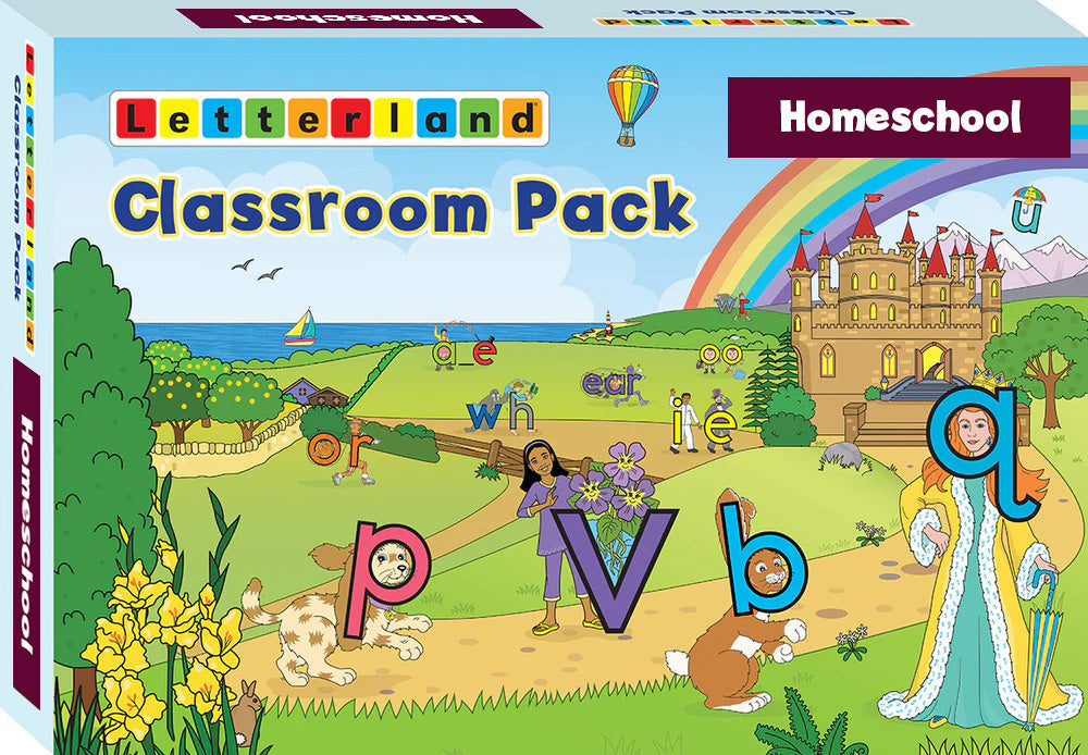 Letterland Homeschool Pack (2nd Edition) in its storage box