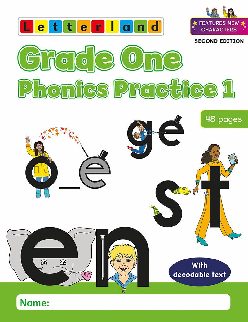 Grade One Phonics Practice (Pack of 2) - Letterland Canada