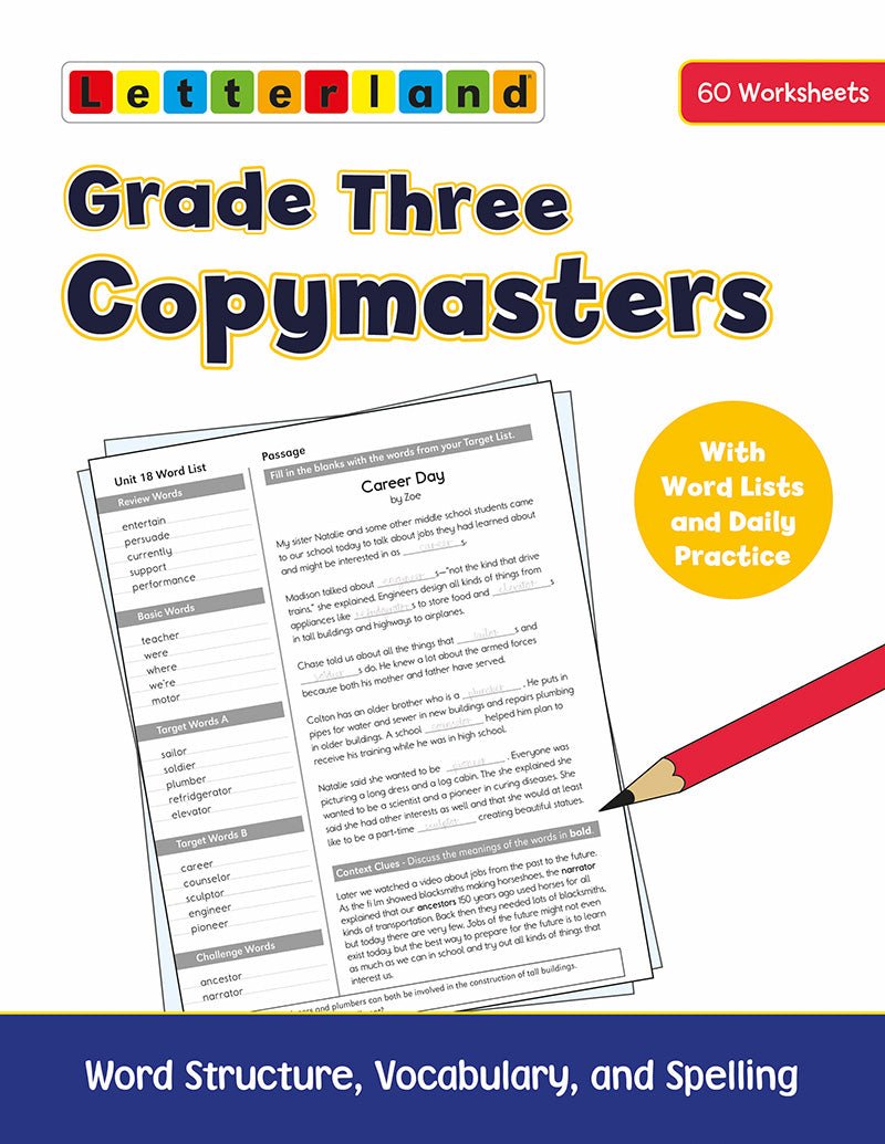 Grade Three Copymasters - Letterland Canada