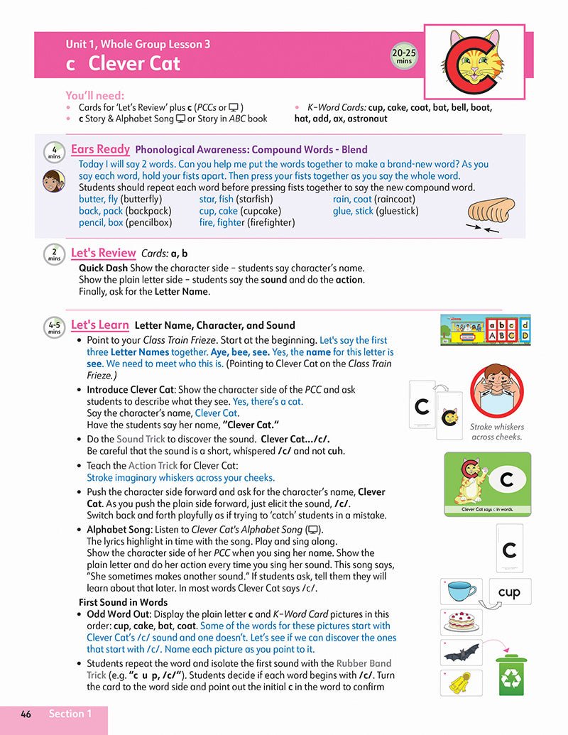 Kindergarten Teacher's Guide Set (2nd Edition) - Letterland Canada
