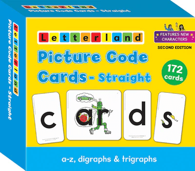 Picture Code Cards - Straight - Letterland Canada