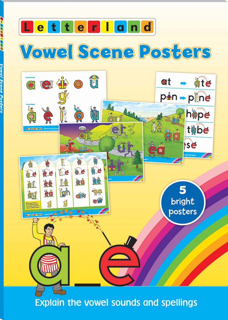 Vowel Scene Posters - Letterland Canada