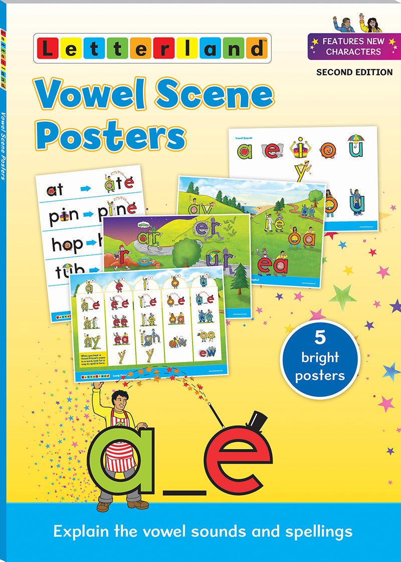 Vowel Scene Posters - Letterland Canada