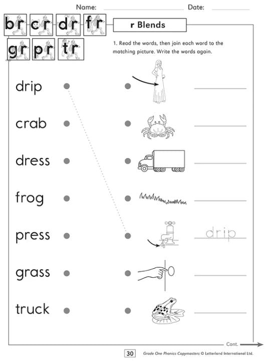 Grade One Phonics Copymasters