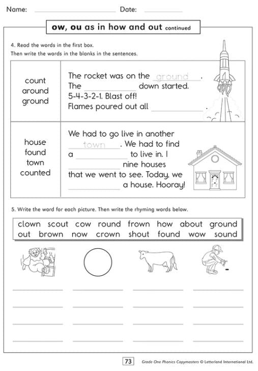 Grade One Phonics Copymasters