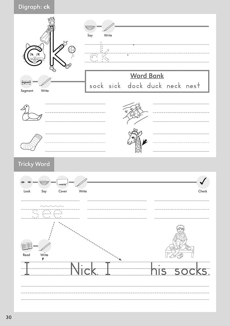 Kindergarten Handwriting Practice