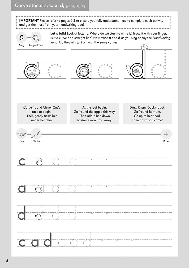 Grade 1 Handwriting Practice