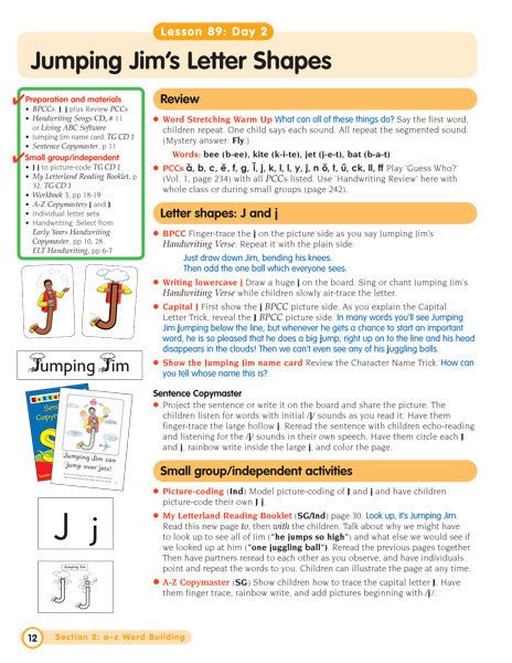 Kindergarten Vol. 2 Teacher's Guide - Letterland Canada