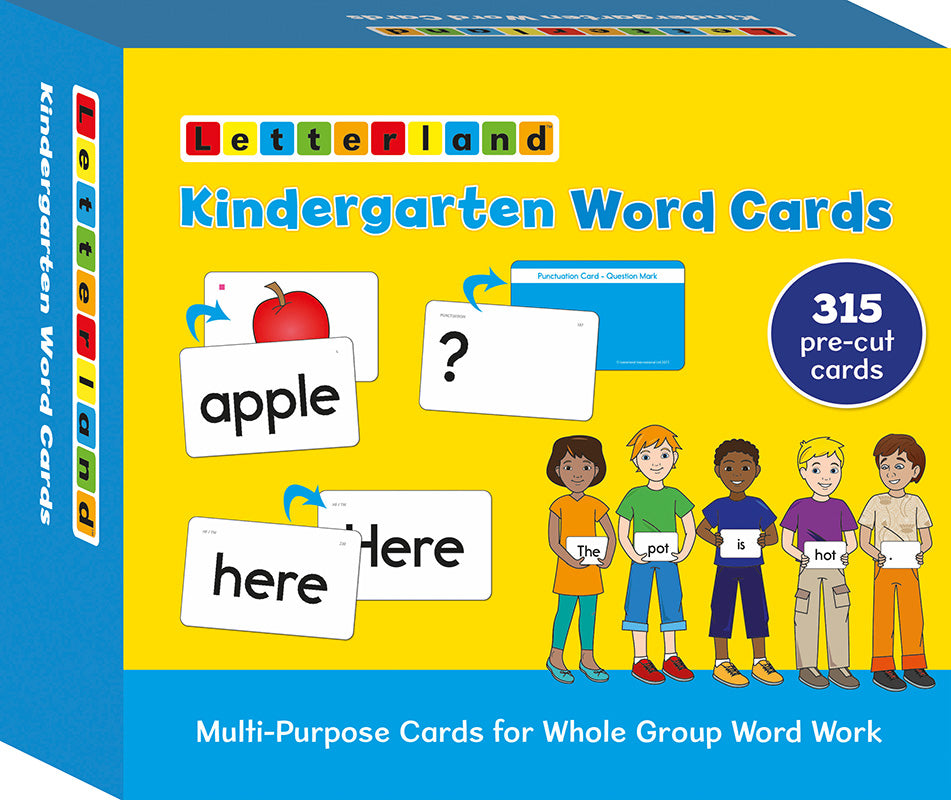 Kindergarten Word Cards 2nd Edition sample - Letterland Canada