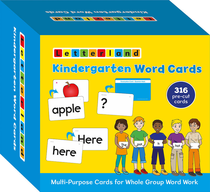 Kindergarten Word Cards 2nd Edition - Letterland Canada