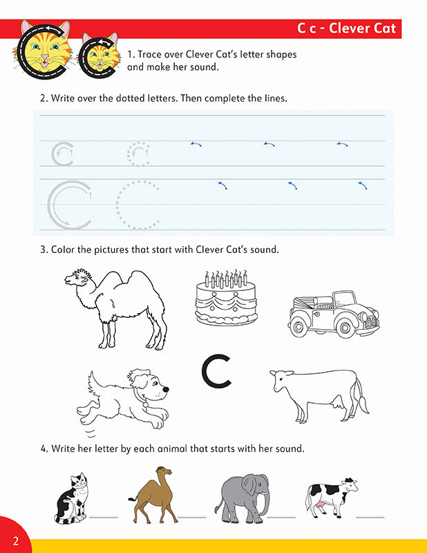 Phonics Practice Set of 6 2nd Edition interior - Letterland Canada