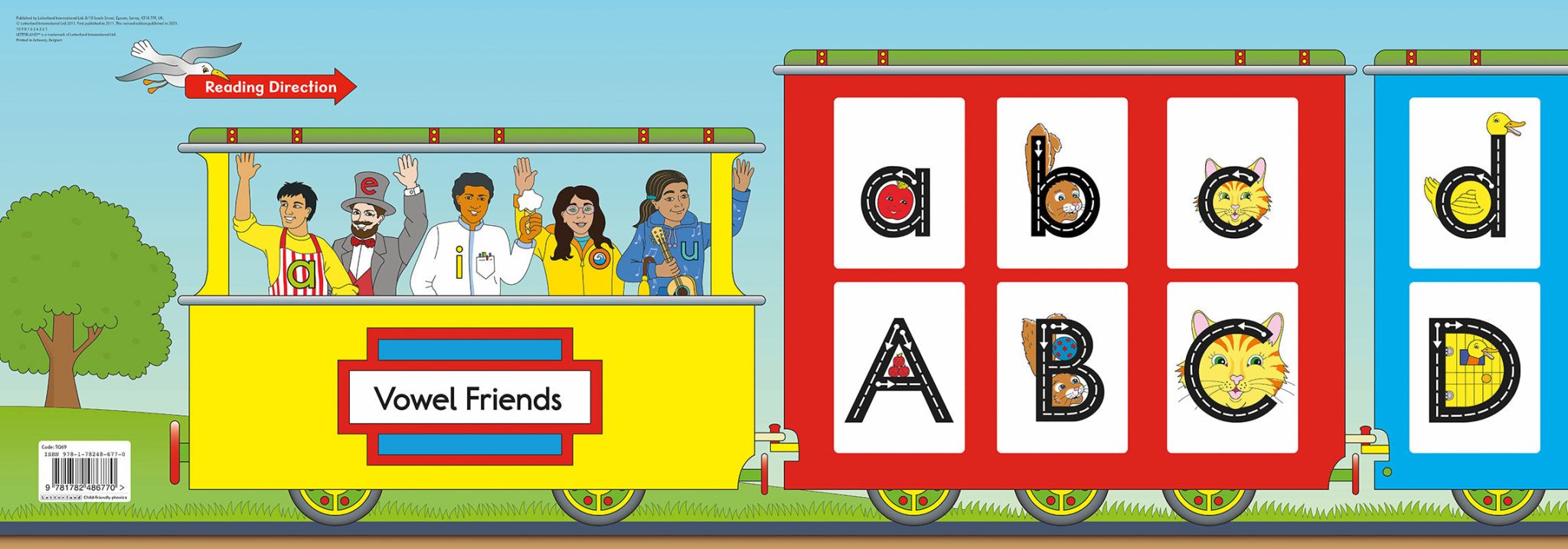 Class Train Frieze - Letterland Canada