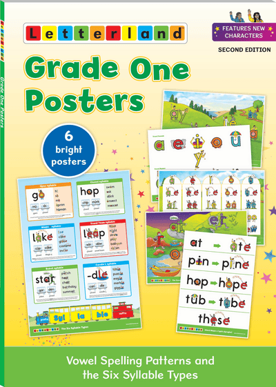 Grade One Posters (2nd Edition) - Letterland Canada