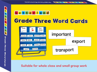 Grade Three Word Cards - Letterland Canada
