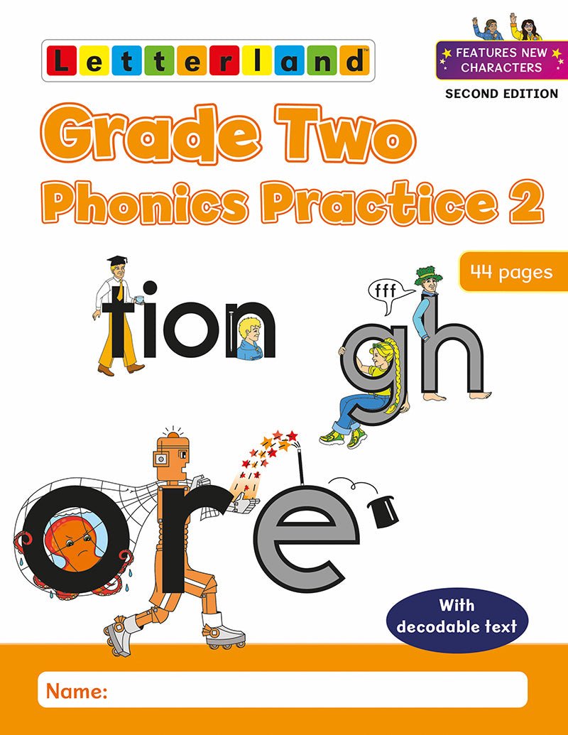 Grade Two Phonics Practice (Set of 2) (2nd Edition) - Letterland Canada
