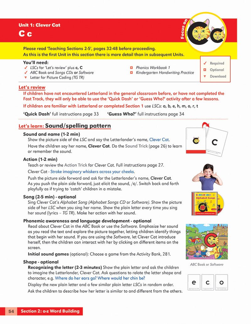 Intervention Teacher's Guide 1 - Letterland Canada
