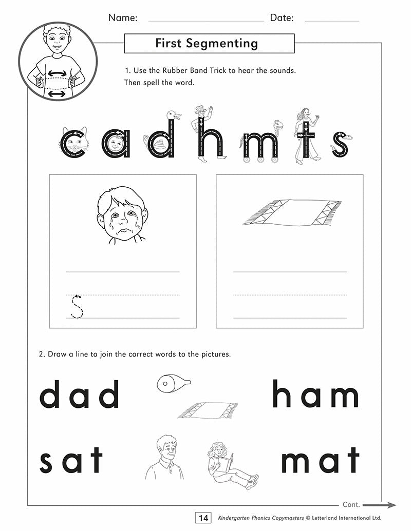 Kindergarten Phonics Copymasters - Letterland Canada