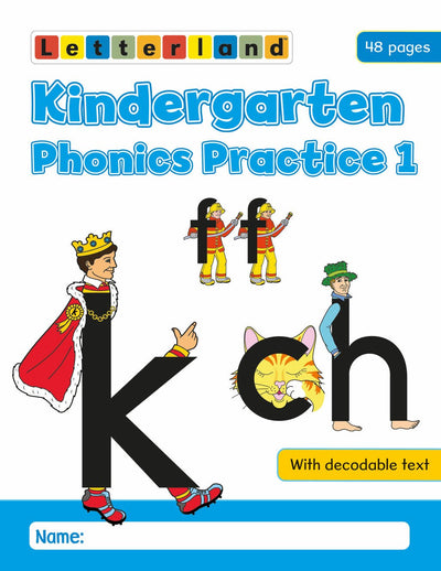 Kindergarten Phonics Practice (Set of 2) - Letterland Canada