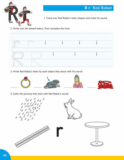Kindergarten Phonics Practice (Set of 2) - Letterland Canada