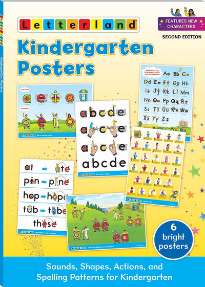 Kindergarten Posters (2nd Edition) - Letterland Canada