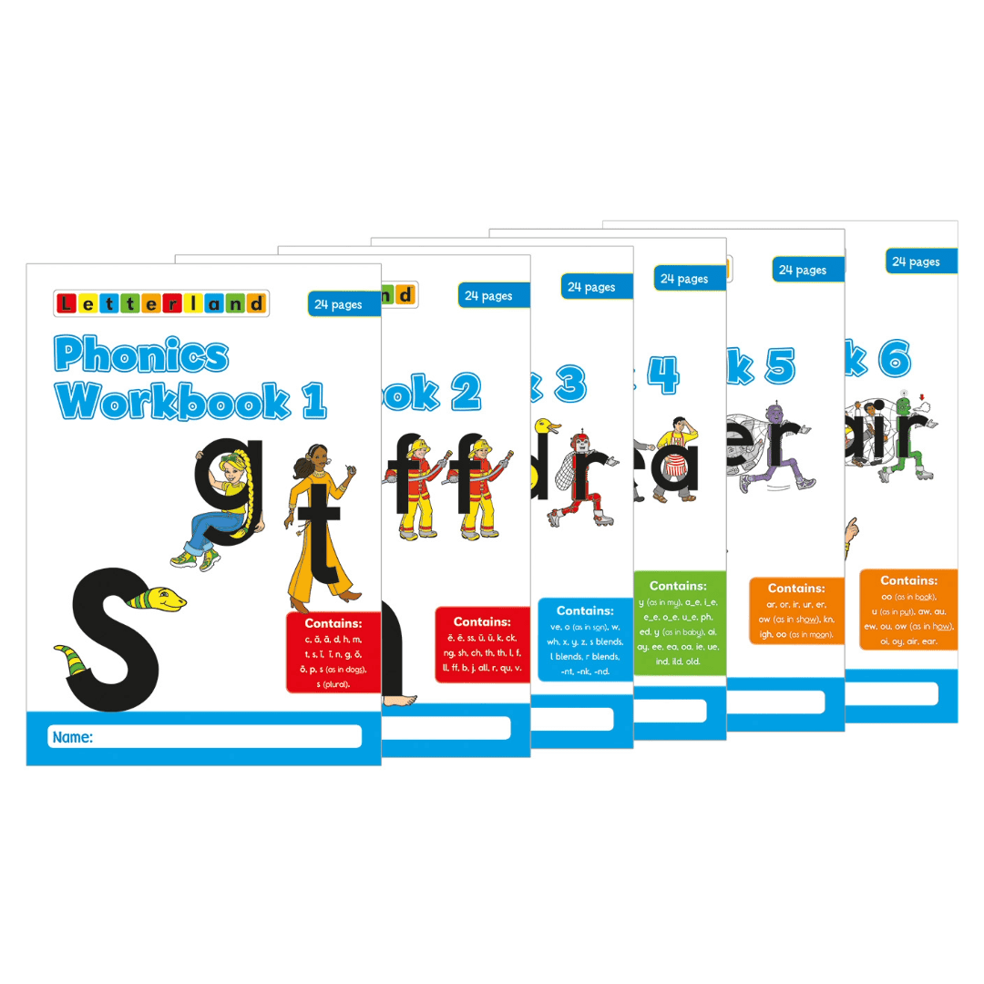 Phonics Workbooks (1 - 6) - Letterland Canada