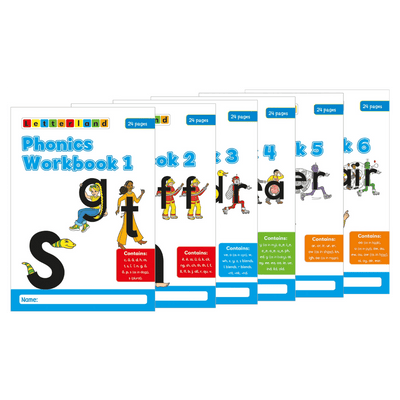 Phonics Workbooks (1 - 6) - Letterland Canada