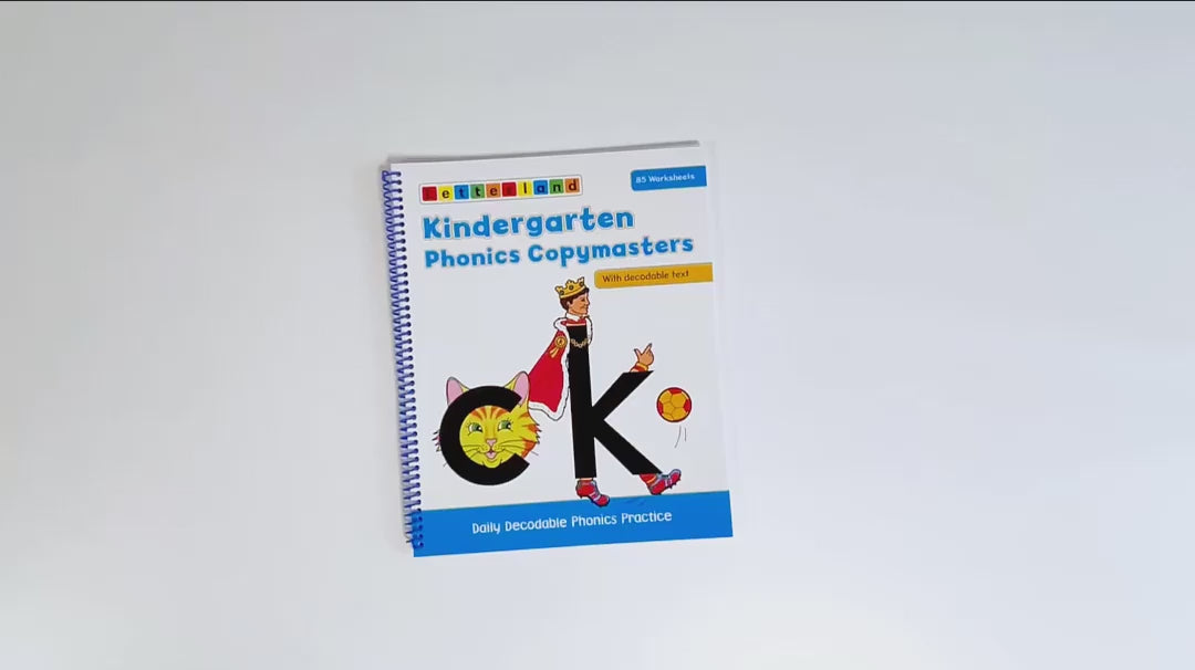 Kindergarten Phonics Copymasters