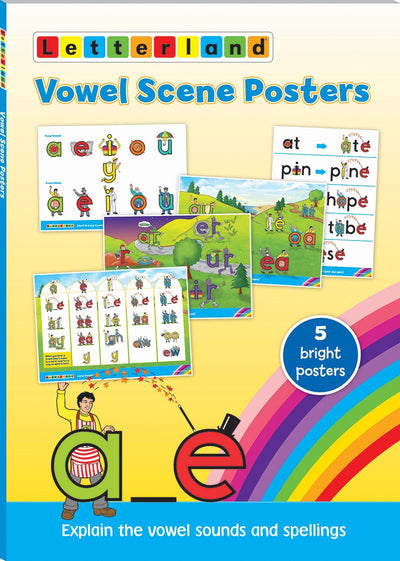 Vowel Scene Posters - Letterland Canada