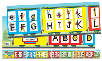 Class Train Frieze - Letterland Canada