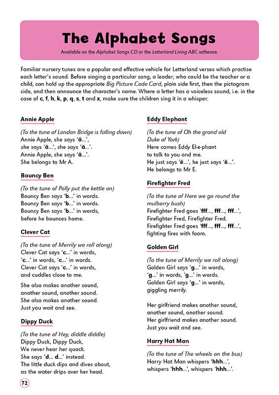 Early Years Handbook [Classic] - Letterland Canada