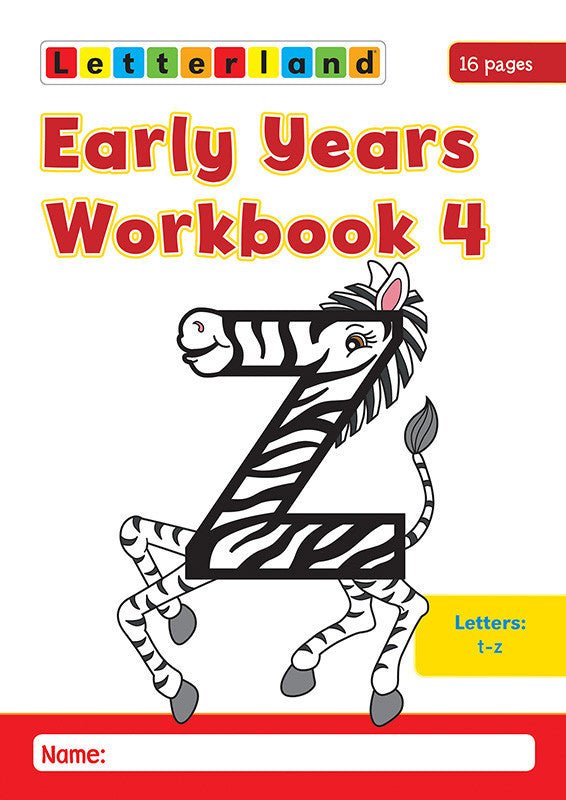 Early Years Workbooks (1 - 4) - Letterland Canada