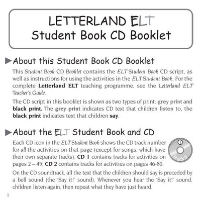 ELT Student Book (CD) [Classic] - Letterland Canada