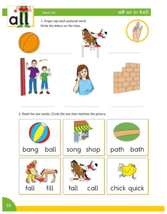 Grade One Phonics Practice (Pack of 2) - Letterland Canada