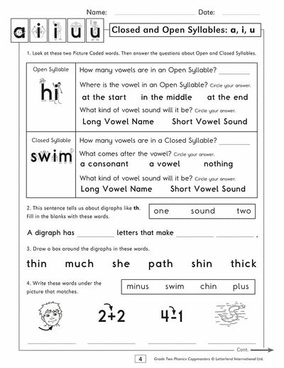 Grade Two Phonics Copymasters - Letterland Canada