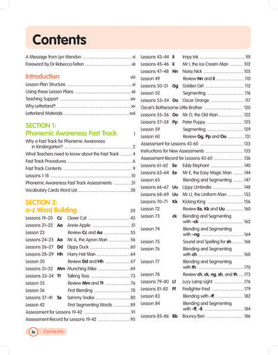 Kindergarten Vol.1 Teacher's Guide - Letterland Canada