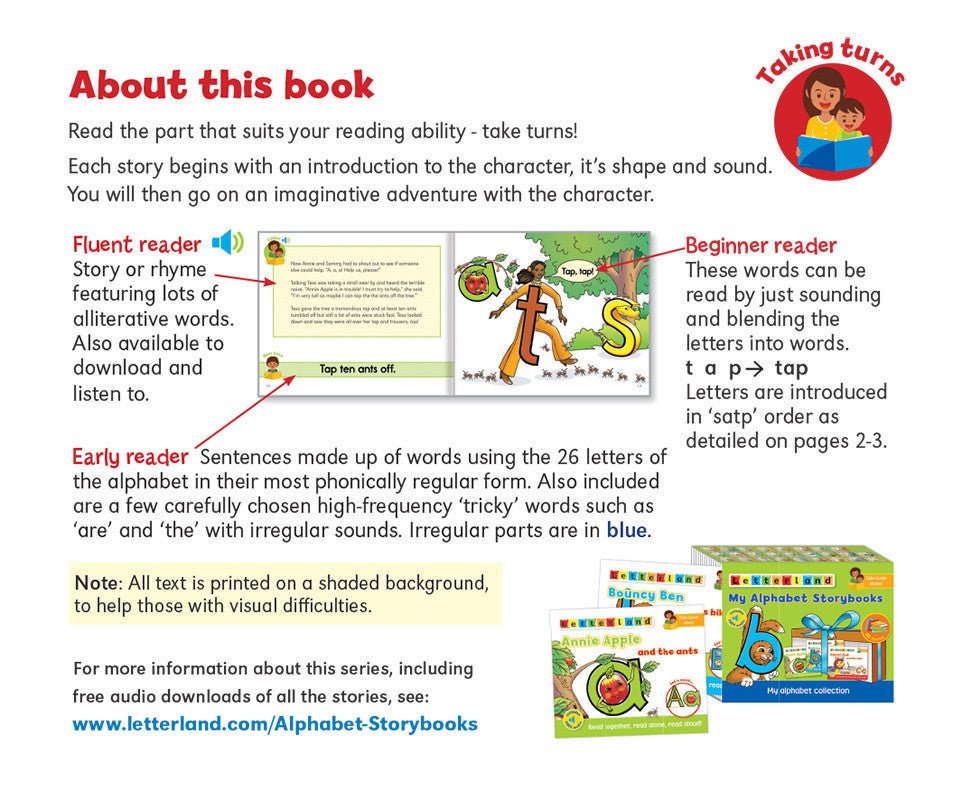 My Alphabet Storybooks (pack of 26) - Letterland Canada