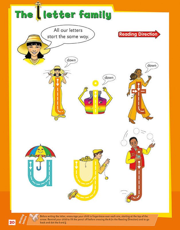 My First Handwriting Activity Book [Classic] - Letterland Canada
