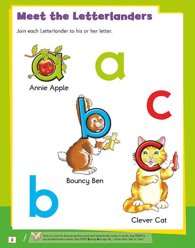 My First Reading Activity Book [Classic] - Letterland Canada