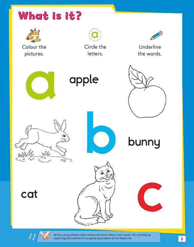 My First Reading Activity Book [Classic] - Letterland Canada