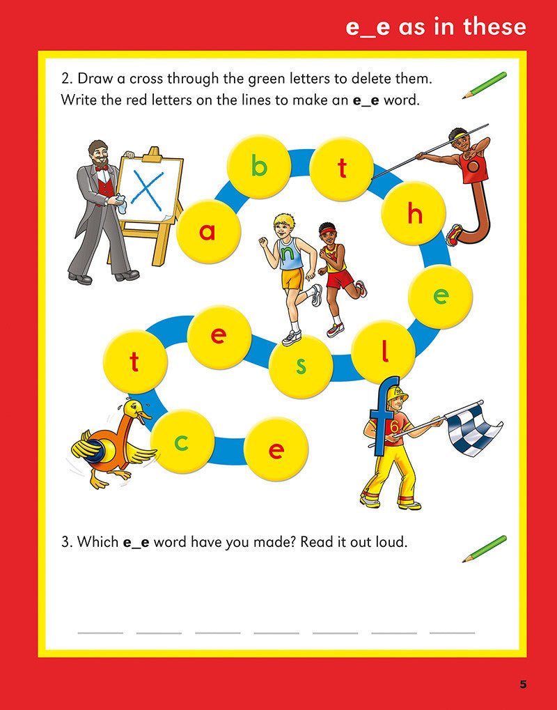 Phonics Activity Book 4 [Classic] - Letterland Canada