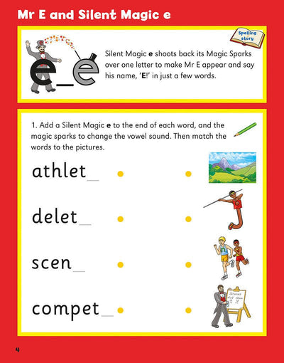 Phonics Activity Book 4 [Classic] - Letterland Canada