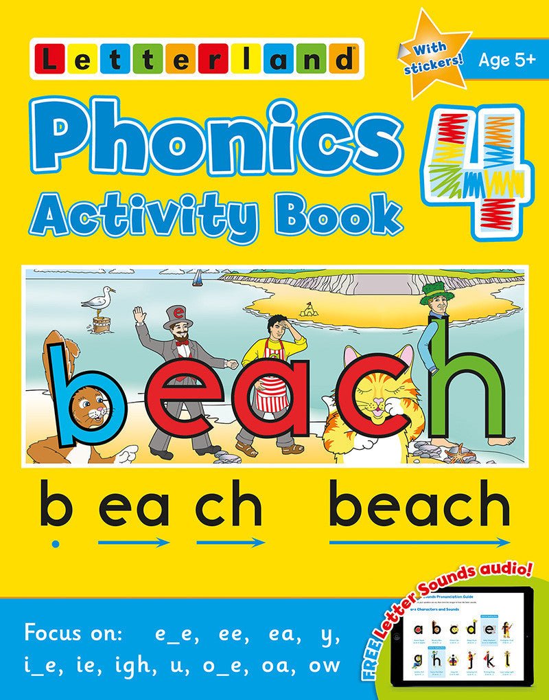 Phonics Activity Book 4 [Classic] - Letterland Canada