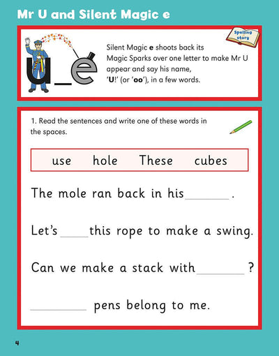 Phonics Activity Book 5 [Classic] - Letterland Canada