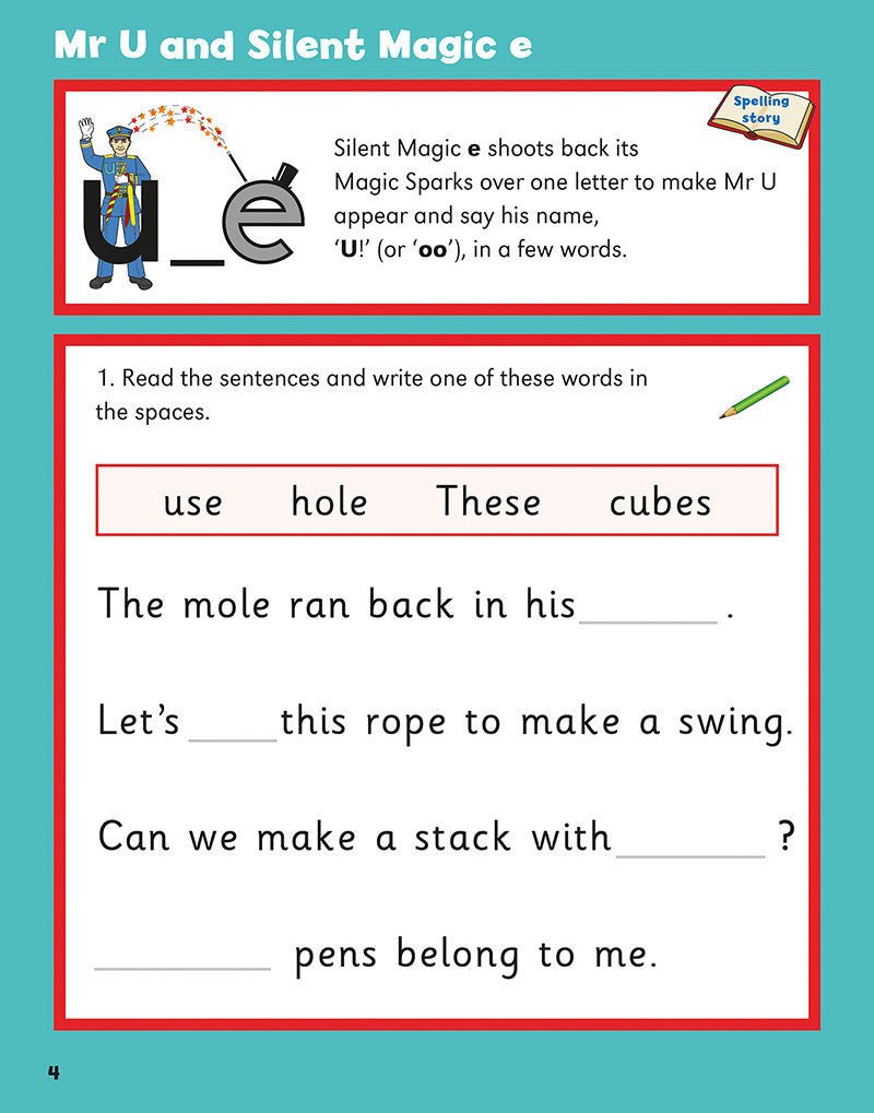 Phonics Activity Book 5 [Classic] - Letterland Canada