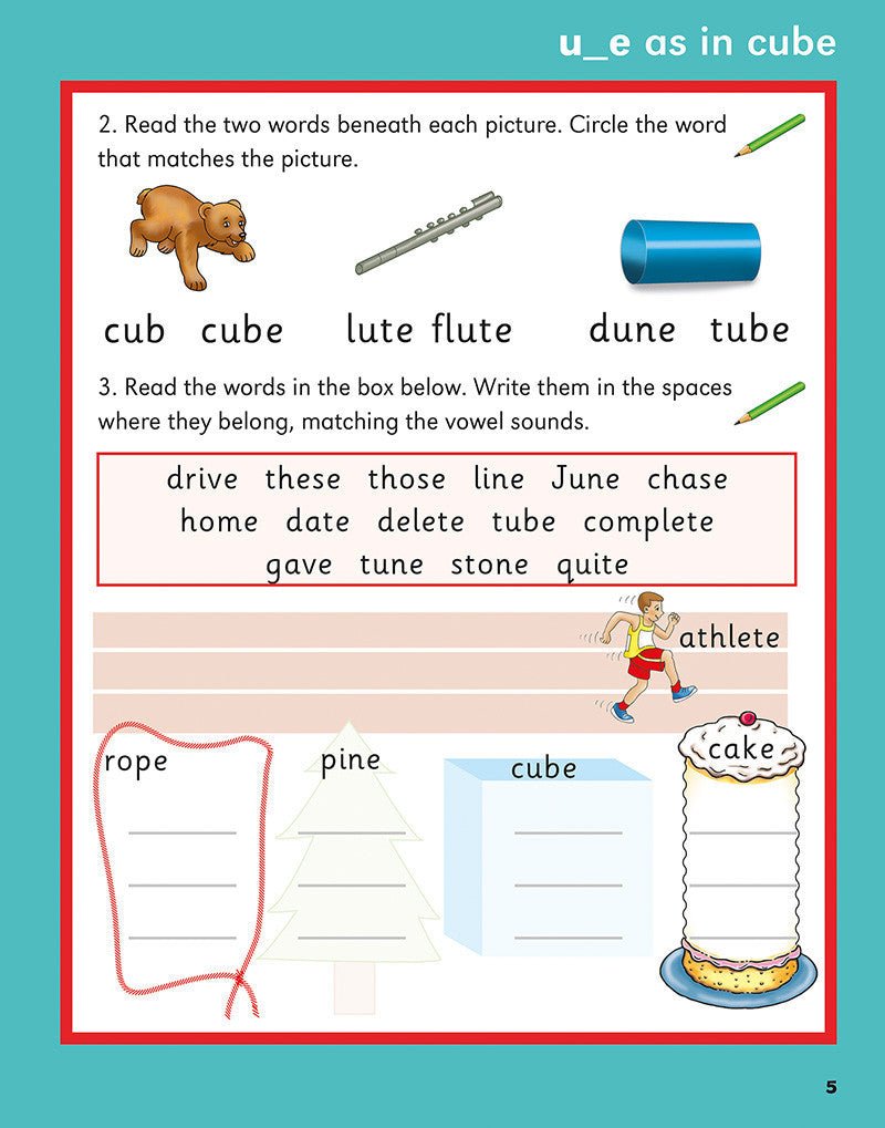 Phonics Activity Book 5 [Classic] - Letterland Canada
