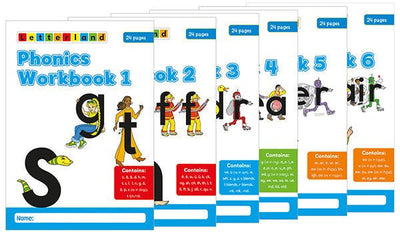 Phonics Workbooks (1 - 6) - Letterland Canada