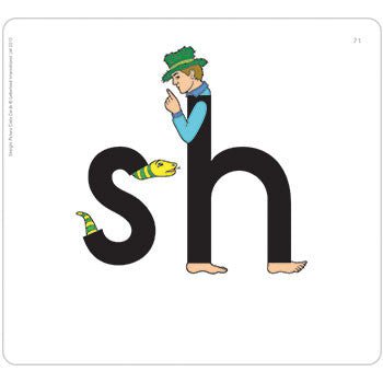 Picture Code Cards - Straight - Letterland Canada