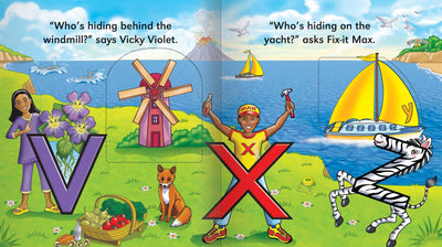 Who's Hiding? (flap book) - Letterland Canada
