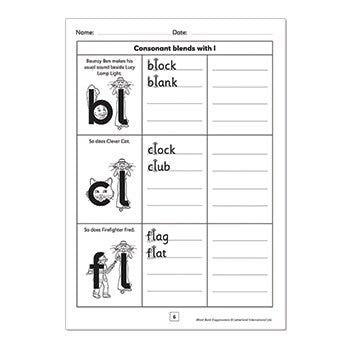 Word Bank Copymasters [Classic] - Letterland Canada